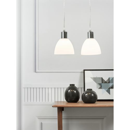 Suspension Ray 2-kit Verrerie Chromé, H.16 - Ip20 - E14 / Intérieur