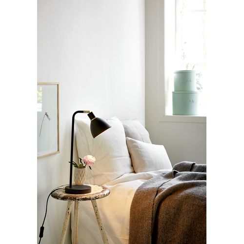 Lampe à Poser Ray Métal Noir, H.46 - Ip20 - E14 / Intérieur