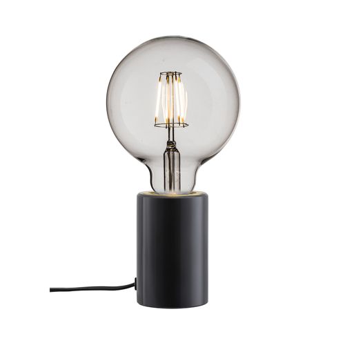 Lampe à Poser Siv Marbre Noir, H.10.3 - Ip20 - E27 / Intérieur