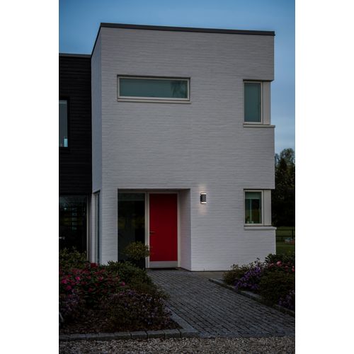 Applique Murale Elm Double Aluminium Noir, H.23.4 - Ip44 - Gu10 / Extérieur