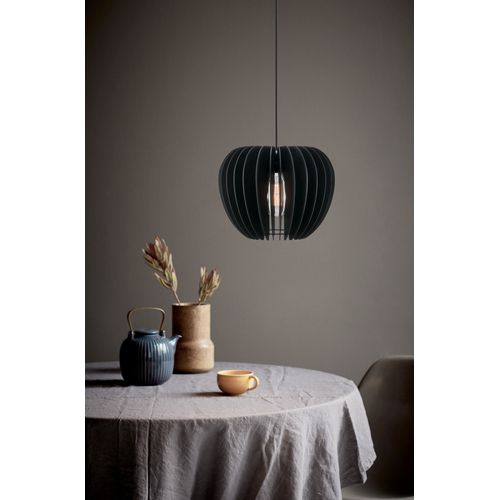 Suspension Tribeca 38 Bois Noir, H.30 - Ip20 - E27 / Intérieur