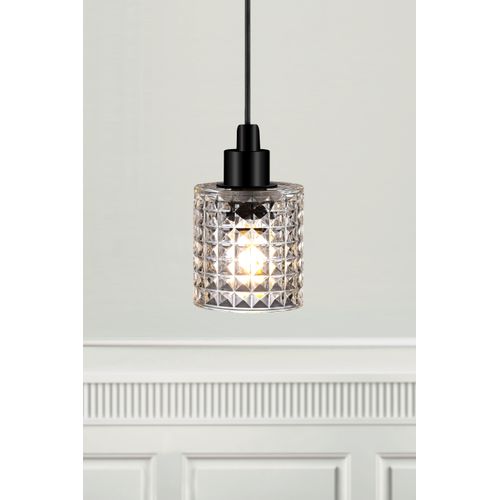 Suspension Hollywood  Verrerie Transparent, H.17.7 - Ip20 - E27 / Intérieur