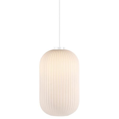 Suspension Milford 20 Verrerie Opale, H.33.5 - Ip20 - E27 / Intérieur