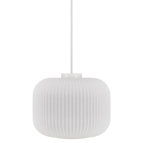 Suspension Milford 30 Verrerie Opale, H.23.5 - Ip20 - E27 / Intérieur