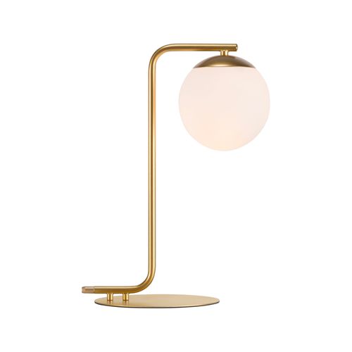 Lampe à Poser Grant  Verrerie Laiton, H.41 - Ip20 - E14 / Intérieur