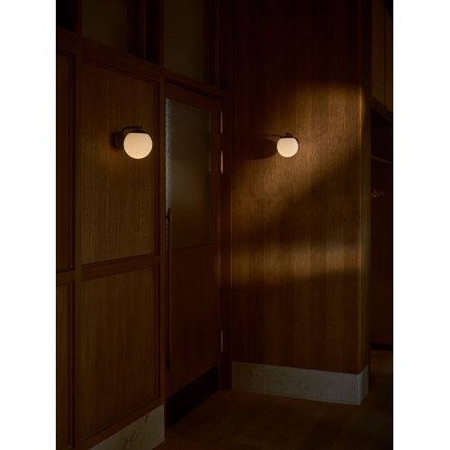 Applique Murale Grant  Verrerie Noir, H.16.4 - Ip20 - E14 / Intérieur