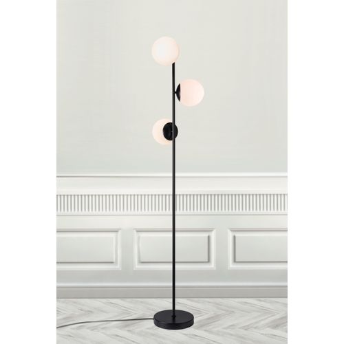 Lampadaire Lilly  Métal Noir, H.150 - Ip20 - E14 / Intérieur