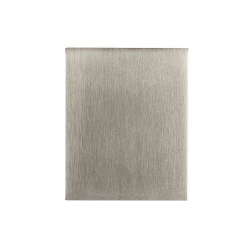 Applique Murale Canto Kubi 2 Acier Inoxydable Inox, H.10.4 - Ip44 - LED Module / Extérieur