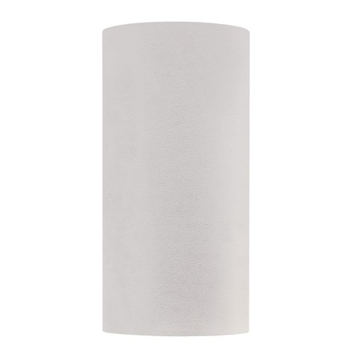 Applique Murale Canto Maxi 2 Aluminium Blanc, H.17.2 - Ip44 - Gu10 / Extérieur