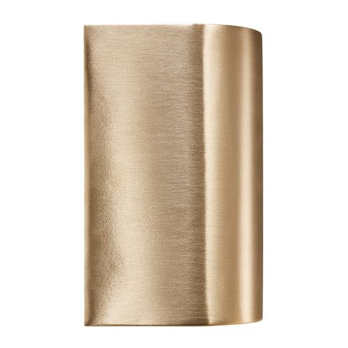 Applique Murale Canto Maxi 2 Brass Laiton, H.17.2 - Ip44 - Gu10 / Extérieur