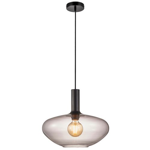 Suspension Alton 35 Verrerie Noir, H.30 - Ip20 - E27 / Intérieur