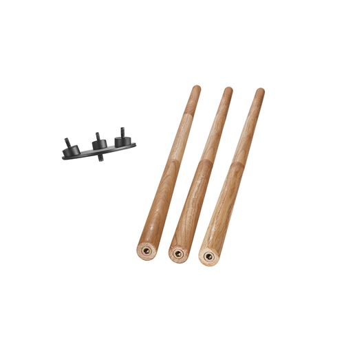 Accessoire Kettle To-go Tripod 110 Bois Nature (marron), H.103.3 / Extérieur