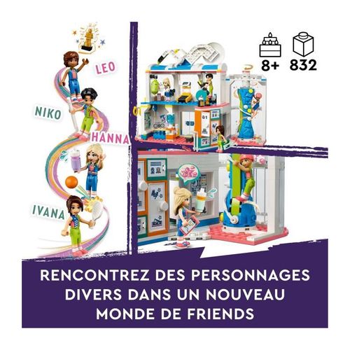 Friends 41744 Le Centre Sportif, Jouet Avec Figurines Et Jeux De Football, Basketball Et Tennis