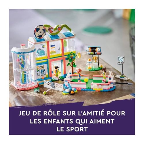 Friends 41744 Le Centre Sportif, Jouet Avec Figurines Et Jeux De Football, Basketball Et Tennis