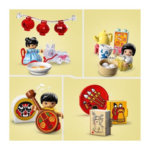 Duplo 10411 Découvrir La Culture Chinoise, Jouet Éducatif, Panda, Briques, Enfants 2 Ans