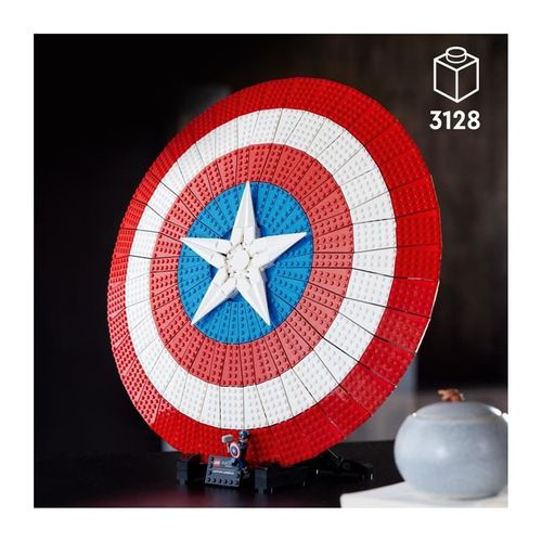 Marvel 76262 Le Bouclier De Captain America, Maquette Avengers Pour Adultes Avec Marteau De Thor