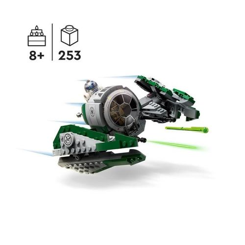 Star Wars 75360 Le Chasseur Jedi De Yoda, Jouet The Clone Wars Avec La Minifigurine Yoda Et Figurin