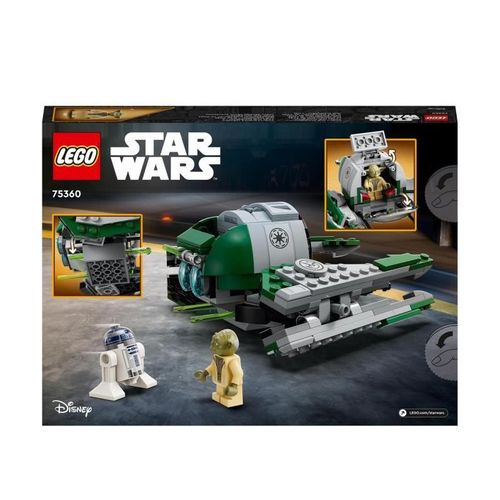 Star Wars 75360 Le Chasseur Jedi De Yoda, Jouet The Clone Wars Avec La Minifigurine Yoda Et Figurin