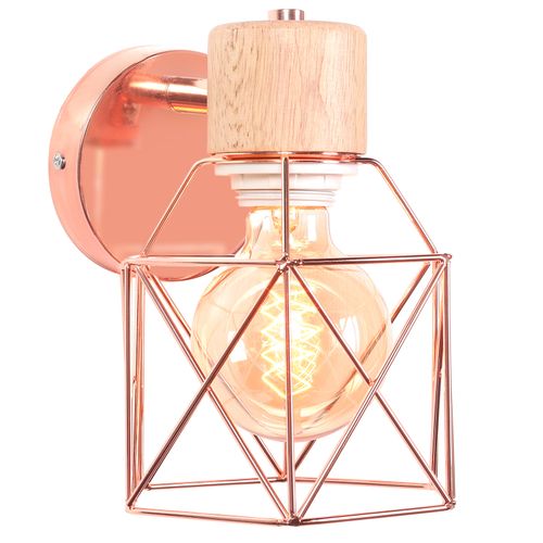 Applique Murale Industrielle Lampe Murale Intérieure Ajustable Pour Chambre Couloir Salon Rose