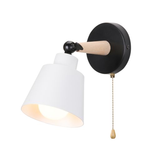 Applique Murale Interieur Moderne E27 Lampe Murale Réglable Avec Interrupteur Blanc