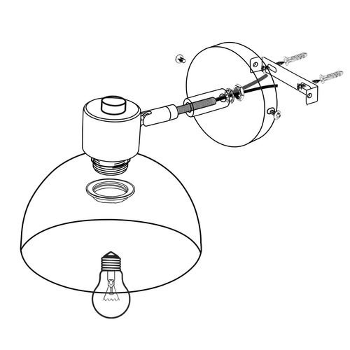 Applique Murale Moderne E27 Lampe Murale Interieur Réglable Pour Chambre Couloir Salon Rose
