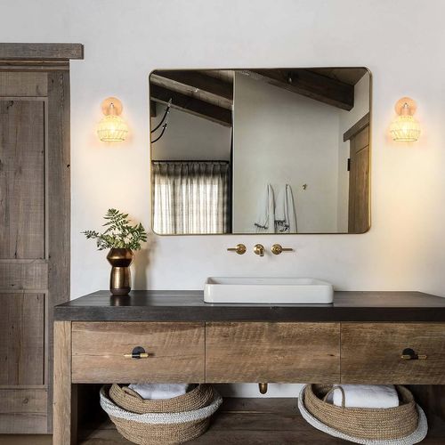 Lot De 2 Applique Murale Interieur Réglable E27 Lampe Murale Vintage En Rotin Bois Plafonnier Blanc