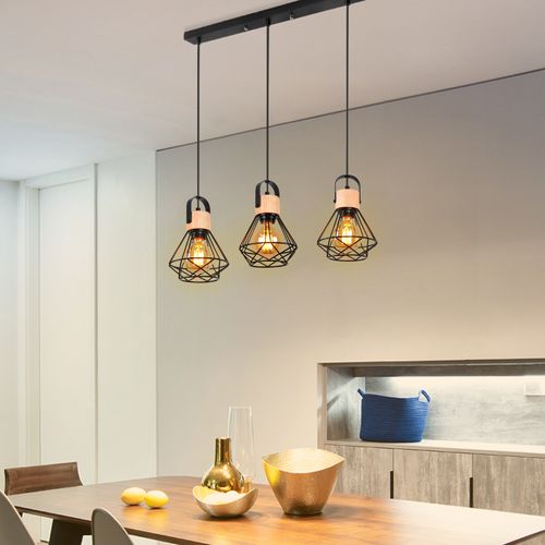 AvgnLxqe Suspension Luminaire Industrielle Vintage En Verre Nervuré