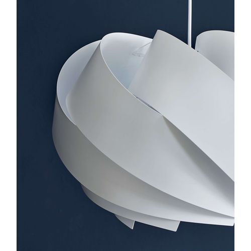 Suspension En Acrylique Et Polycarbonate Blanc, H 35 Cm D 50 Cm - Boleo