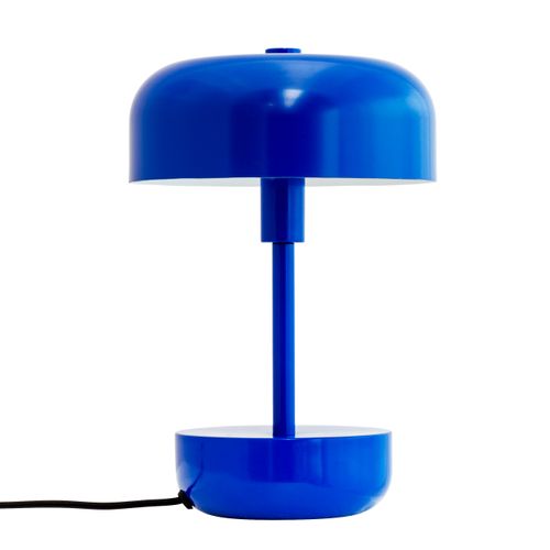 Lampe à Poser Bleue, H 25,7 Cm D 17 Cm - Haipot