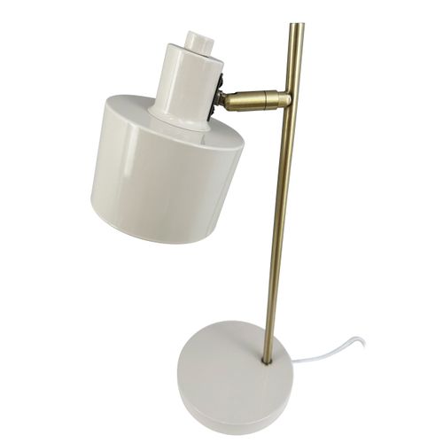 Lampe à Poser Ocean En Métal Beige/laiton, H 43 Cm D 20,5 Cm - Ocean