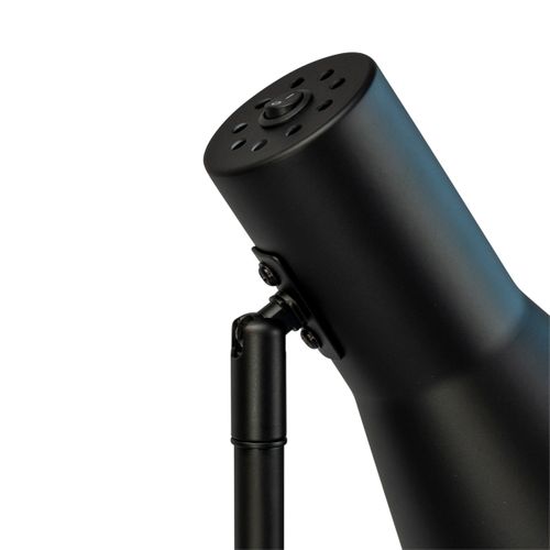 Lampadaire En Métal Noir, H 139 Cm D 25 Cm - Dl12