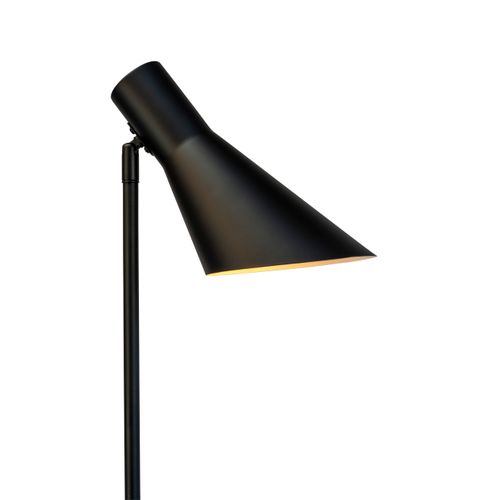 Lampadaire En Métal Noir, H 139 Cm D 25 Cm - Dl12
