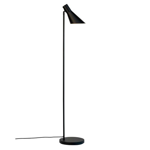 Lampadaire En Métal Noir, H 139 Cm D 25 Cm - Dl12