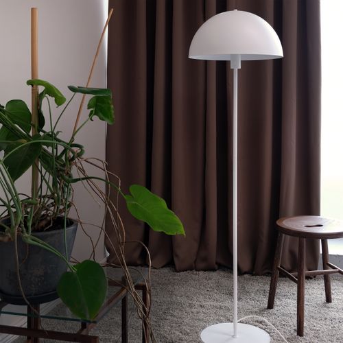 Lampadaire En Métal Blanc Mat, H 140 Cm D 40 Cm - Stockholm