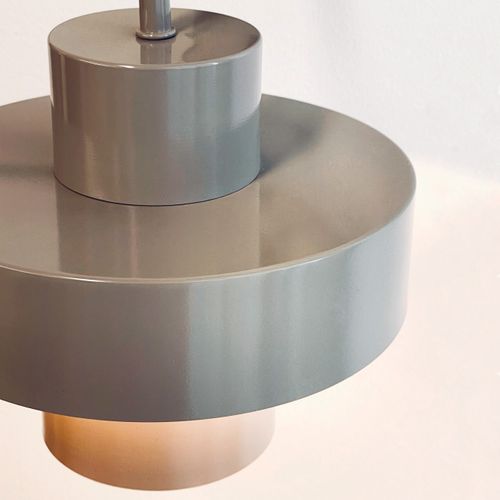 Applique En Métal Gris, H 29 Cm D 20 Cm Stoke