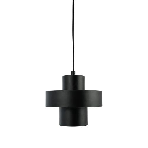 Suspension En Métal Noir, H 16,5 Cm D 20 Cm Stoke