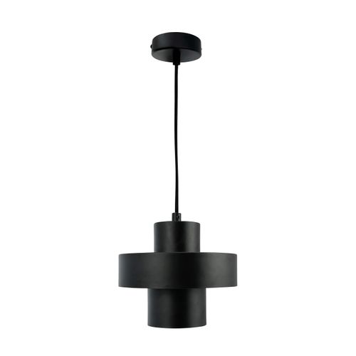 Suspension En Métal Noir, H 16,5 Cm D 20 Cm Stoke
