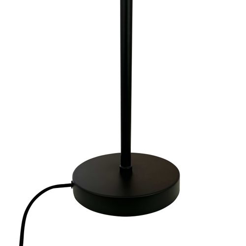 Lampe à Poser En Métal Noir, H 49,5 Cm D 20 Cm Stoke