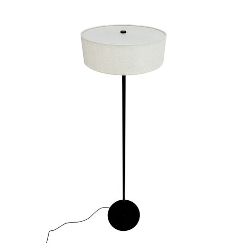 Lampadaire En Métal Et Tissu H150cm D 37cm - Calix