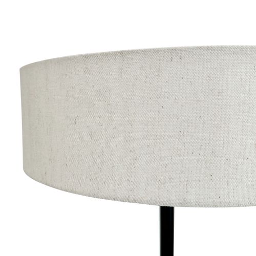 Lampadaire En Métal Et Tissu H150cm D 37cm - Calix