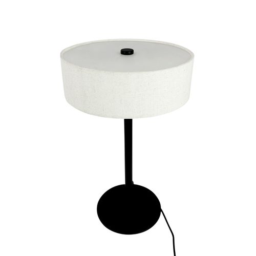 Lampe à Poser En Métal Et Tissu - Calix