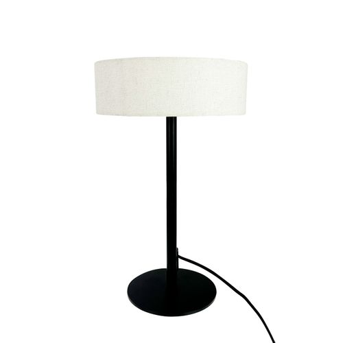 Lampe à Poser En Métal Et Tissu - Calix