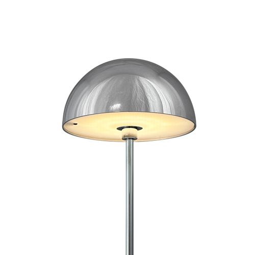 Lampe à Poser En Métal Chromée, H 20 Cm D 10 Cm Along