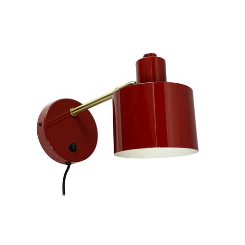 Applique Ocean Rouge Foncé En Métal, H 11,5 Cm D 11,5 Cm - Ocean