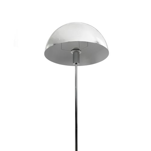 Lampadaire En Métal Chrome, Marbre H143 Cm D40cm - Stockholm