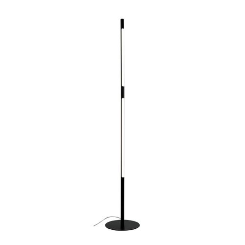 Lampadaire En Métal Noir, H 150 Cm D 26 Cm - Vagner
