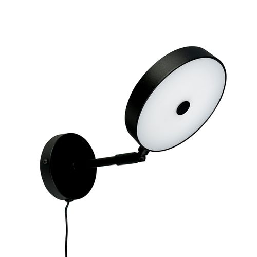 Applique Murale Noir, H 10cm D 14cm - Starlight