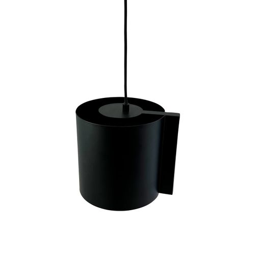 Suspension En Métal Noir Mat, H 20 Cm D 19 - Wum