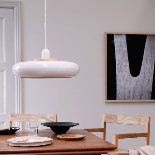 Suspension En Métal Et Bois, H36cm D40 - Planet