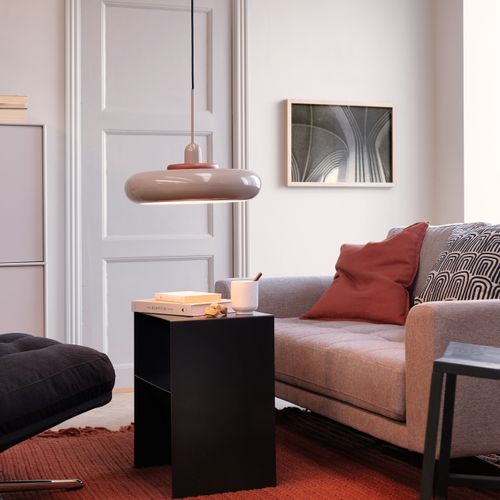 Suspension En Métal Et Bois, H36cm D40 - Planet